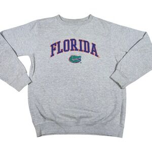 Vintage Florida Gators Sweatshirt Men Large Gray Crewneck Genuine Stuff NCAA 90s